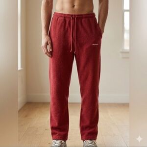 MADHAPPY Vintage Goods Heritage Red Sweatpants Pockets Red (M5)